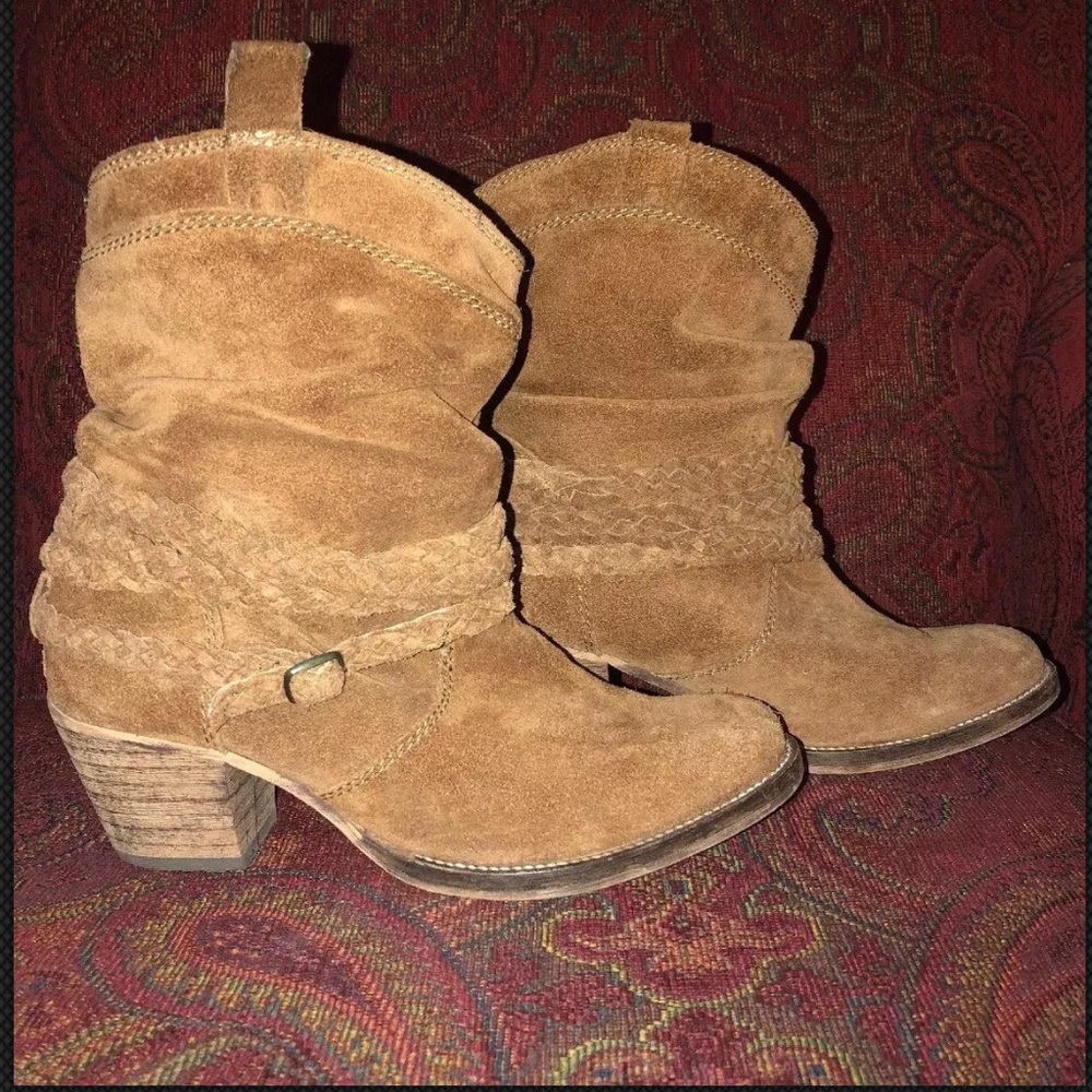 Dingo Slouch Leather Boots